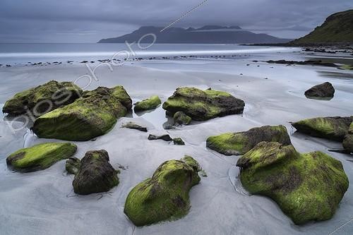 Biosphoto | 2048692 | Isle of Rum from the island of Eigg - Small isles Hebrides  | &copy; Duncan MacArthur / Biosphoto