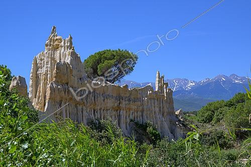 Biosphoto | 2627047 | Les orgues, Ille sur Têt, cheminées des fées, Pyrénées orientales, France | &copy; Régis Cavignaux / Biosphoto
