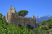 Biosphoto | 2627047 | Les orgues, Ille sur Têt, fairy chimneys, Pyrénées orientales, France | &copy; Régis Cavignaux / Biosphoto