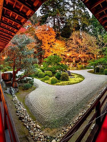 Biosphoto | 2102520 | Manshuin temple at night in Kyoto, japan | &copy; Vincent Marion / Biosphoto