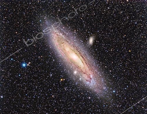 Biosphoto | 2484107 | Messier 31, the Andromeda Galaxy. This image captured with a telescope and a scientific CCD camera. | &copy; Reinhold Wittich / Stocktrek Images / Biosphoto