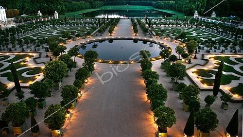 Biosphoto | 1776480 | L'Orangerie at Gardens of Versailles at night | &copy; Jean-Claude N'Diaye / Biosphoto