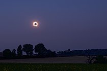 Biosphoto | 2626623 | Solar eclipse of August 12, 2026, Ermita del Santísimo Cristo de Torre Marte, near the village of Astudillo, Castile and León, Spain | &copy; Olivier Sauzereau / Biosphoto
