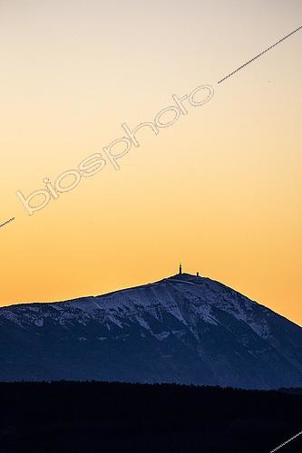 Biosphoto | 2527226 | Sunset on the Mont Ventoux from the mountain of Lure, Alpes de Haute Provence, France | &copy; David Tatin / Biosphoto