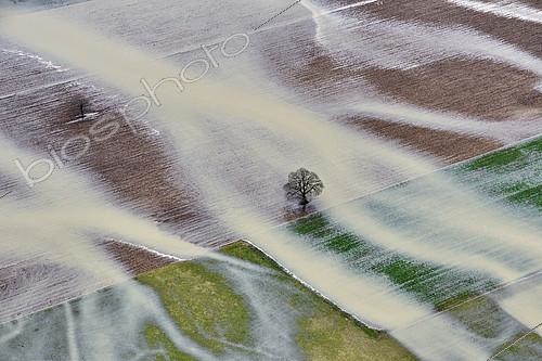 Biosphoto | 2393090 | Terres agricoles inondées par l'Allan en crue, Allenjoie, basse vallée de l'Allan, Doubs, France | &copy; Dominique Delfino / Biosphoto