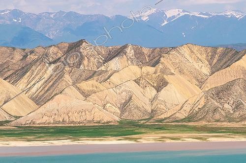 Biosphoto | 2551408 | Tien Shan Mountains surrounding Lake Toktogul, Kyrgyzstan | &copy; Bastien Chaix / Biosphoto