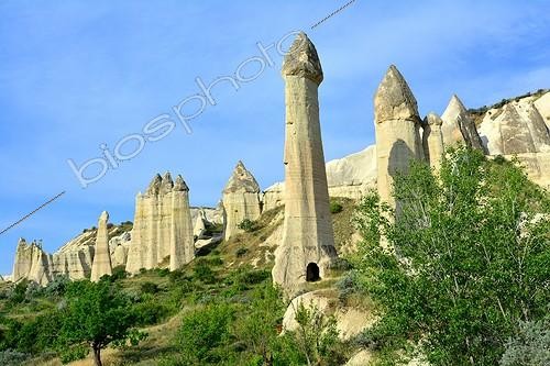 Biosphoto | 2057067 | Turkey. Cappadocia. Near Goreme, the Love Valley is named after the phalllic shape of its fairychimneys. | &copy; Antoine Lorgnier / Biosphoto