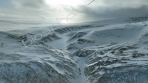 Biosphoto | 2602123 | Valley landscape on the heights of Cape Brewster, ScoresbySund, Greenland | &copy; Pierre Vernay / Biosphoto