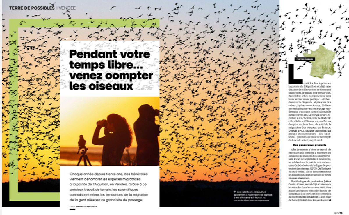 GEO, avril 2024. Photo Fabrice Cahez / Biosphoto
